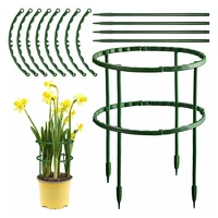 8pcs plant stakes plant support stand frame garden climbing trellis flowers stand cage home garden tools plant care accessories