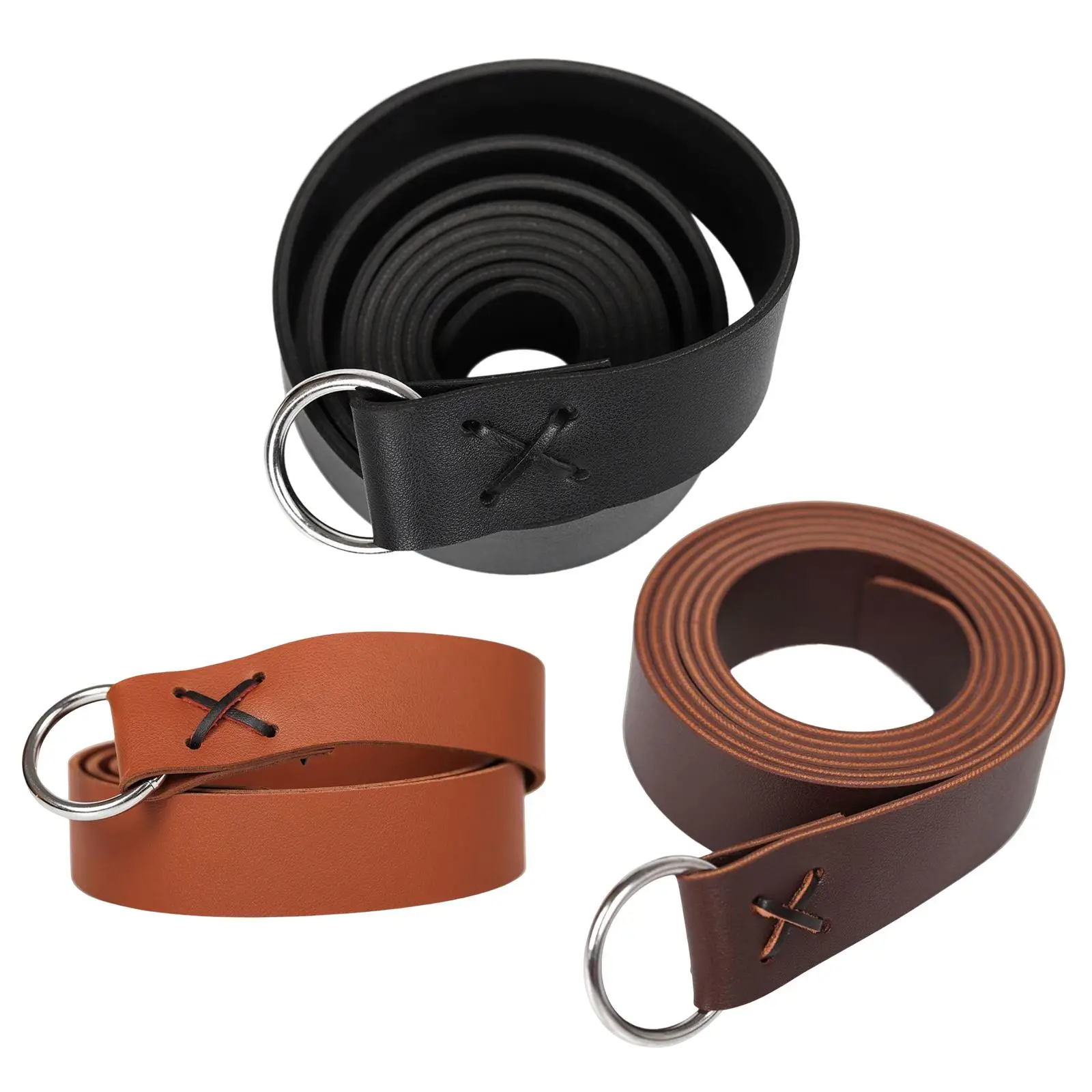 

PU Leatherretro Style Medieval Viking Belt Costume Accessories Knight Belt Viking Belt for Medieval Events Cosplay Decoration