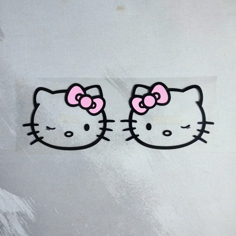 

Hello Kitty милые кавайные наклейки автомобильные наклейки для зеркал заднего вида крышка топливного бака окно лобовое стекло мотоцикл авто тюнинг