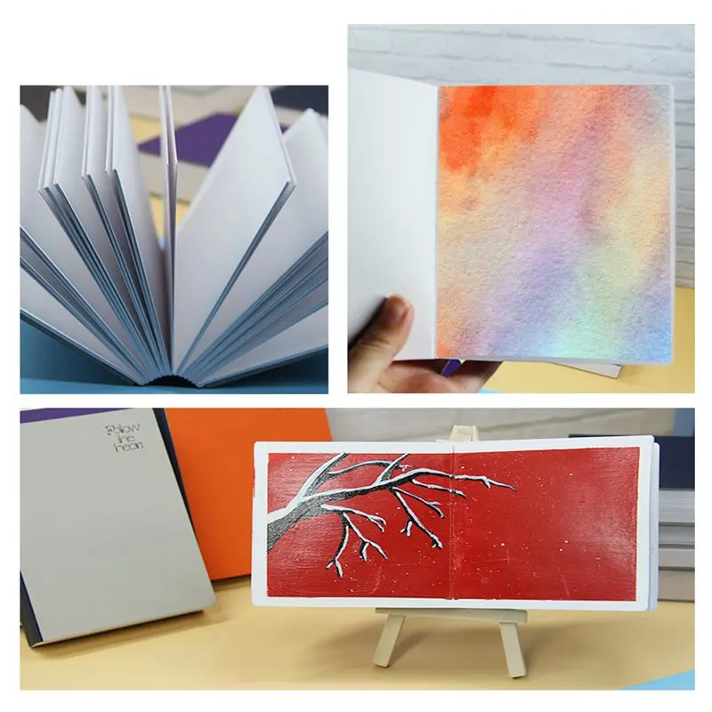 Tanie 50 Arkuszy Kieszonkowy Papier Do Malowania Szkicownik Do Szkicu Kolorowy Ołówek Pióro Artystyczne Rysunek Szkolne
