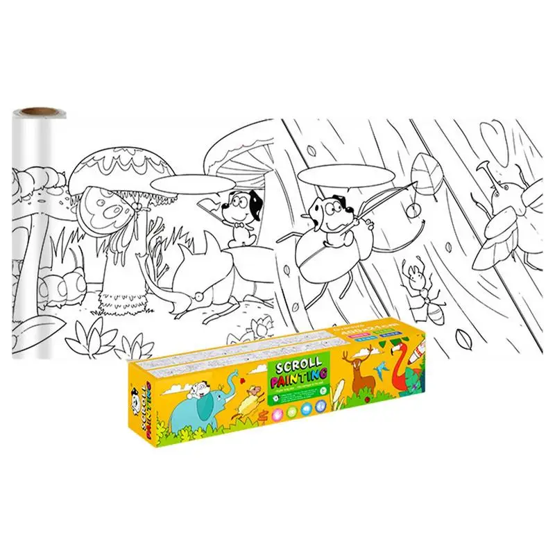 

Drawing Paper Roll For Kids Giant Paper Coloring Roll For Kids Sticky Drawing Paper Roll For Toddler Perfect Travel Activity For