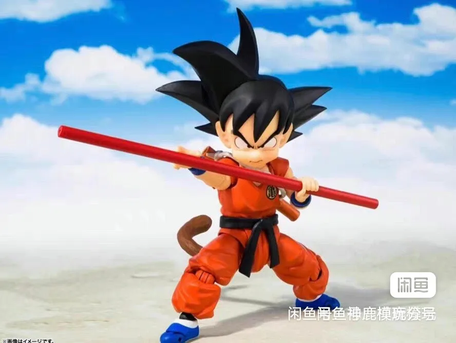 Фото В наличии: Оригинальная фигурка Bandai S.H.Figuarts SHF TNT Dragon Ball Son Goku Innocent Challenger TNST, модель аниме-игрушки. №5