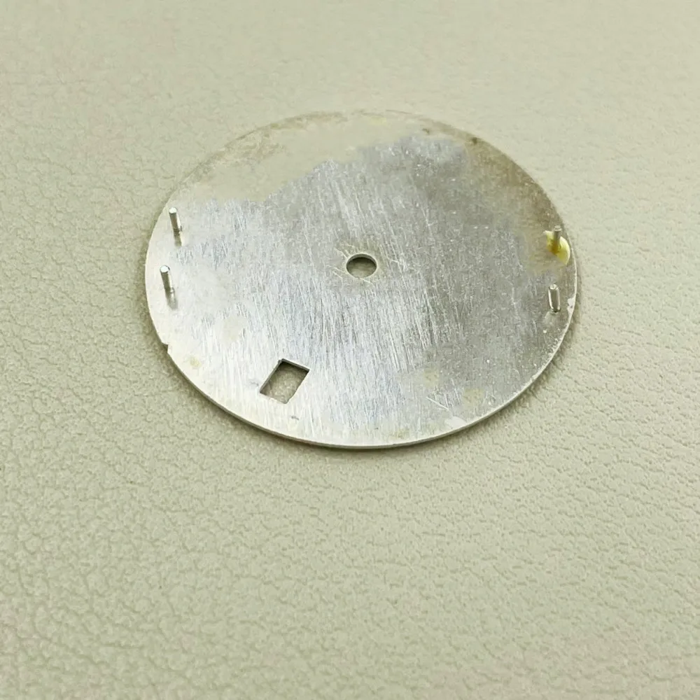 New nh35 literal retro mechanical surface strong green luminous suitable for NH36 movement 28 5mm matte sun pattern