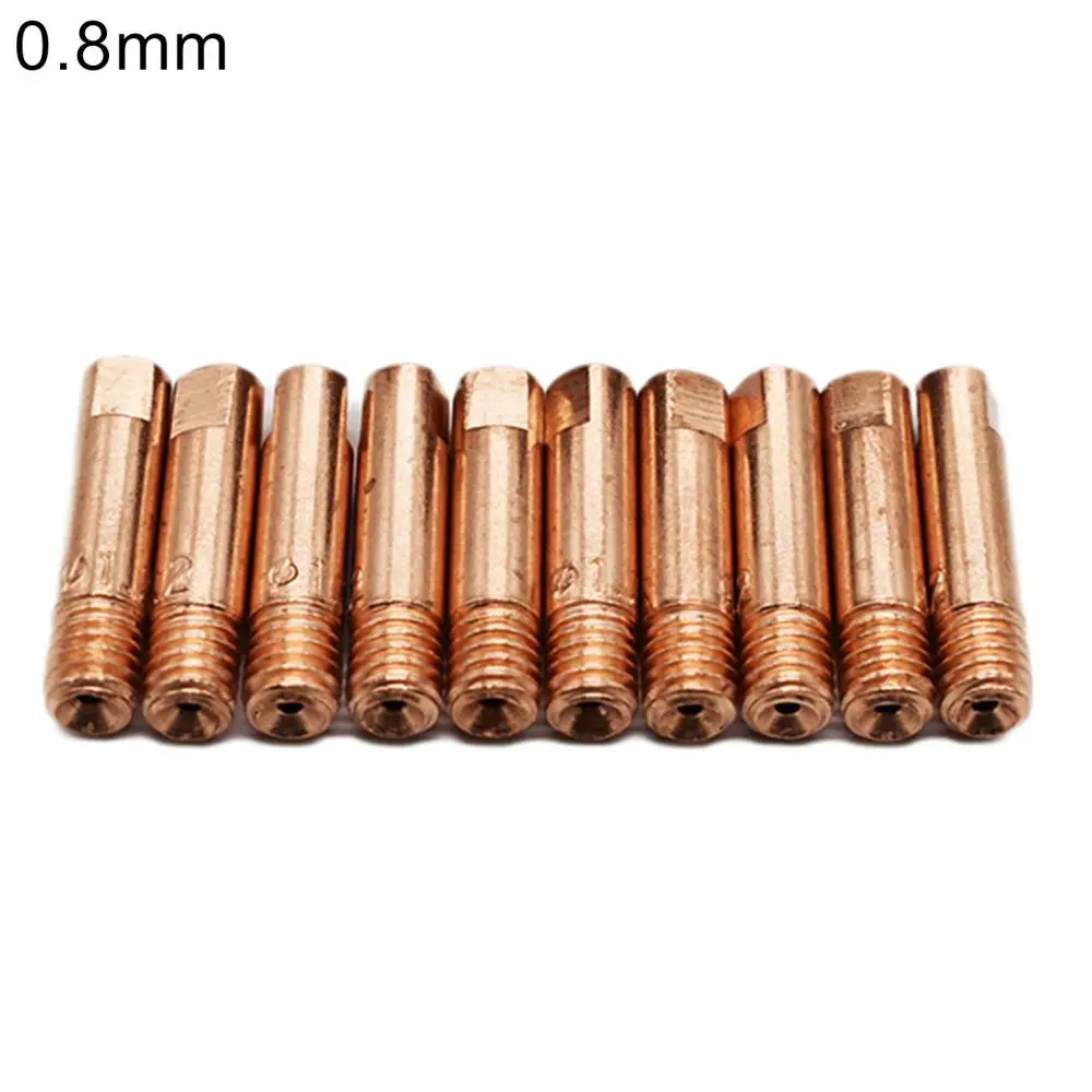 

Фонарь 15AK MIG, красная медь, 10 шт., M6 0,6/0,8/1,0/1,2 мм, наконечник контакта, сопло, проводящие наконечники, сварочные сопла из красной меди