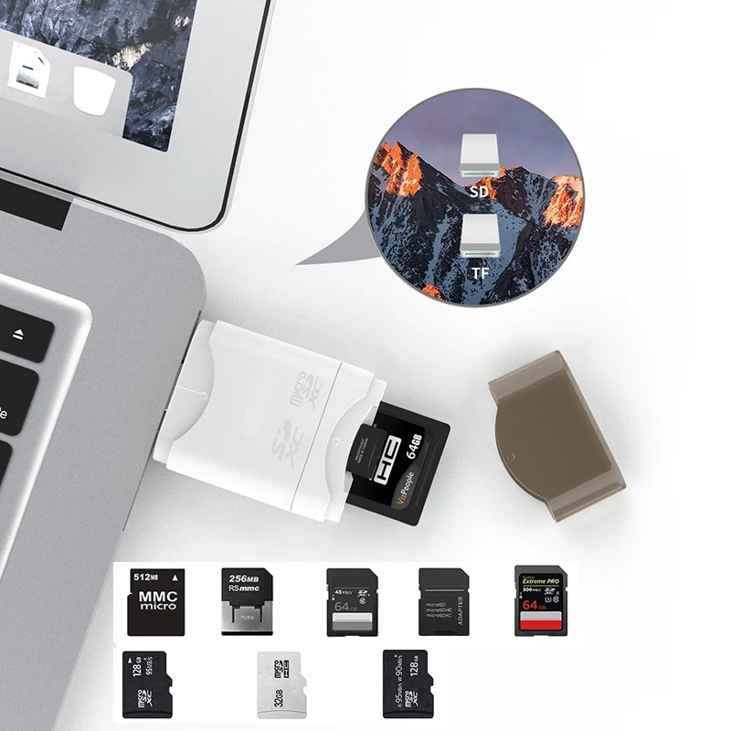 Многофункциональная док-станция USB кардридер разветвитель коробка Plug and Play