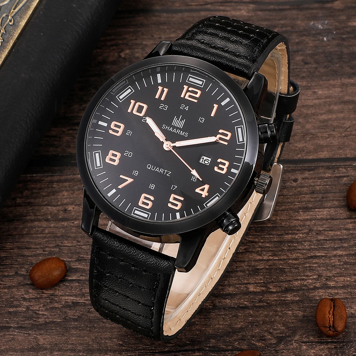 

Men's Watch+Wallet+Belt Set Male's Gift for Father's Day Birthday Gift 3pcs/set Casual Quartz Watch for Dad Boyfriend THJ99