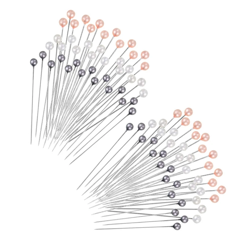

300Pcs Corsages Pins Wedding Floral Bouquet Pins Faux Pearl Flower Pins For Wedding Flower Decoration Table Centerpieces