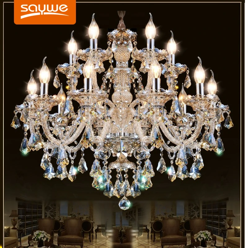 

Modern Crystal Chandelier Living Room lustres de cristal Decoration Tiffany Pendants and Chandeliers Home Lighting Indoor Lamp