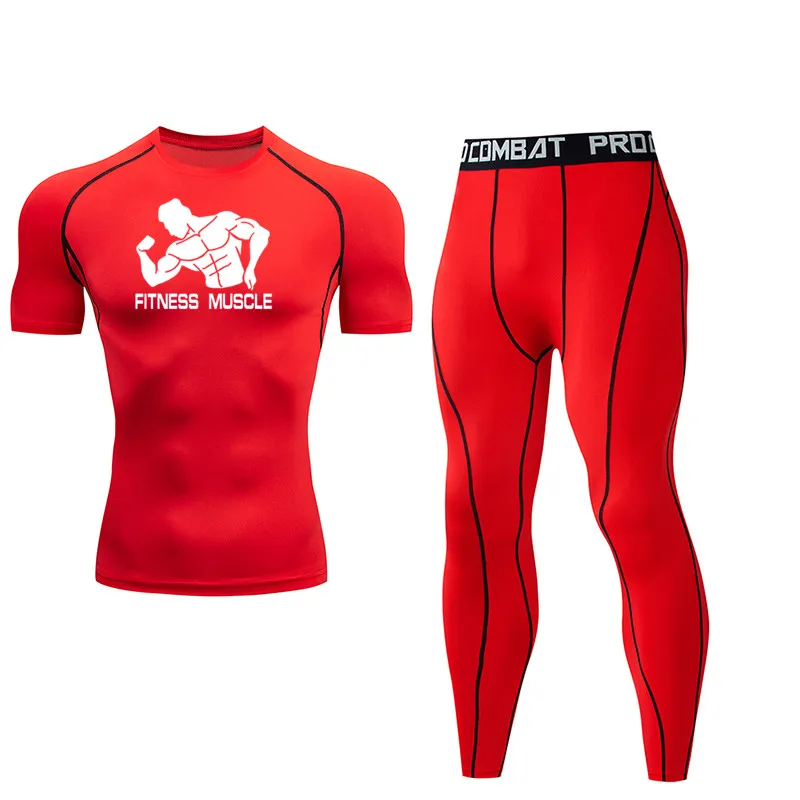 

Мужской костюм для бега, спортивная одежда, спортивные тренировочные колготки, спортивная одежда, мужская спортивная одежда, тренировочный...