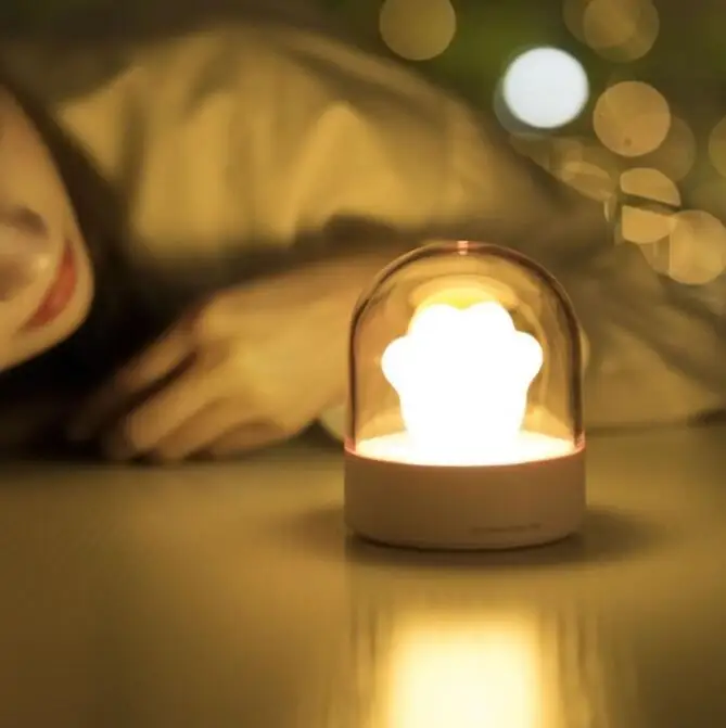 

Small night light lovely rechargeable bedroom bedside lamp