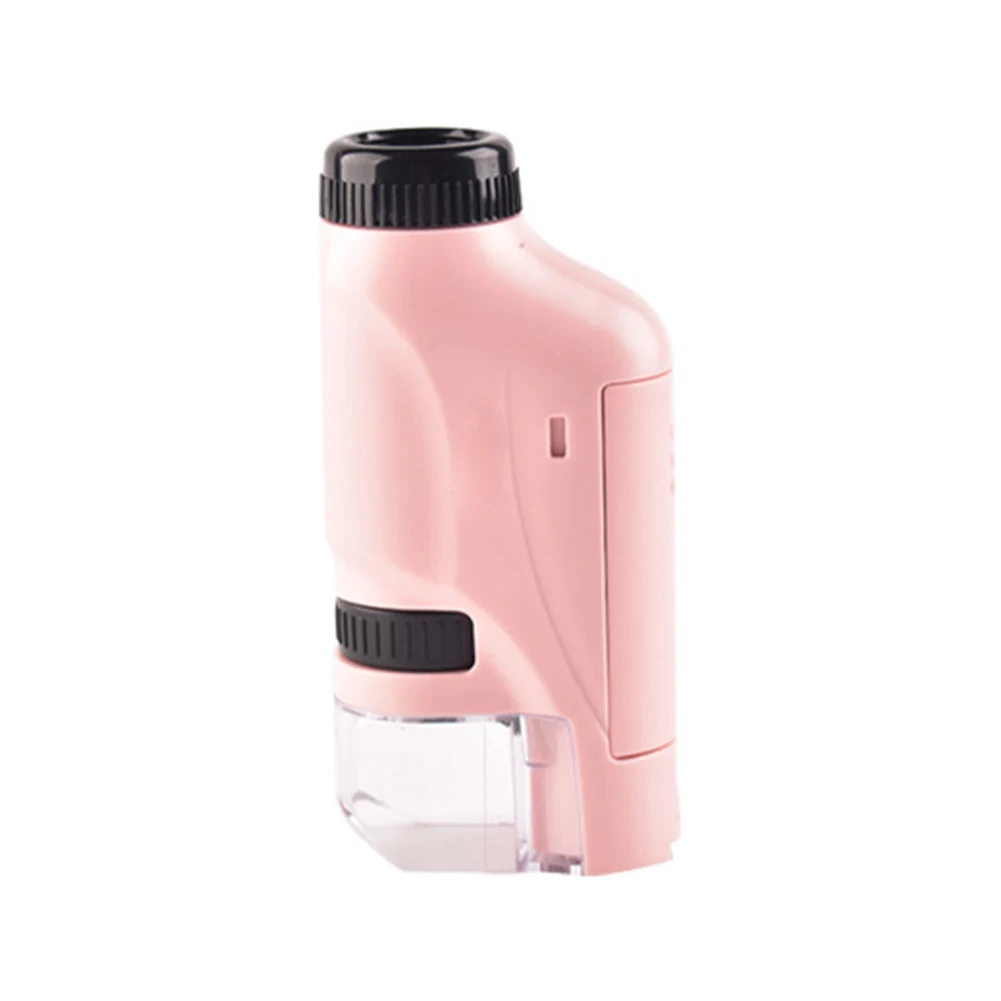 

HD With LED Light Gift Battery Powered 60X 120X Ergonomic Kids Leaves Observation Educational Mini Portable Handheld Microscope