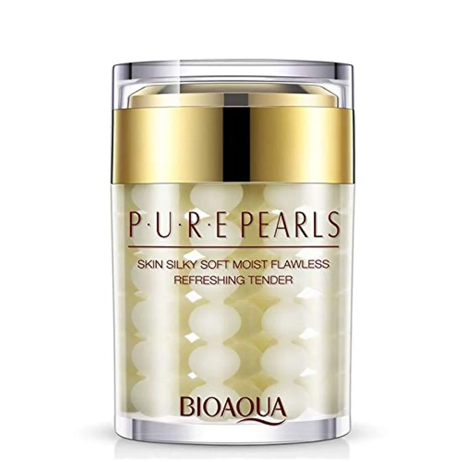 

BIOAQUA Face Cream Pure Silk Pearl Essence Whitening Cream Moisturizing Anti Wrinkle Serum Facial Acne Scar Removal Skin Care