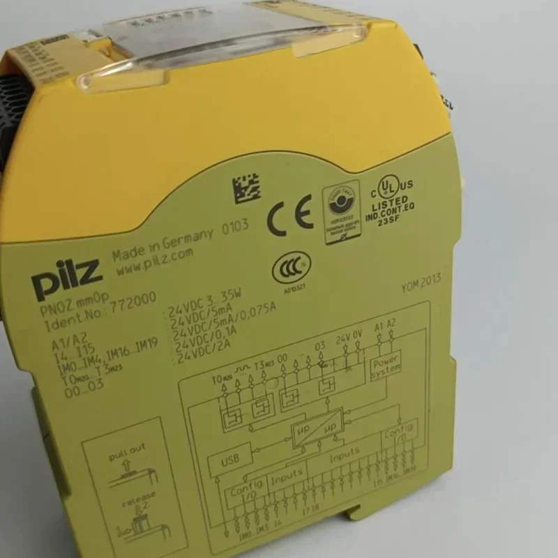 Новый и оригинальный Pi lz 772000 Реле безопасности PNOZ mm0p 24 В постоянного тока
