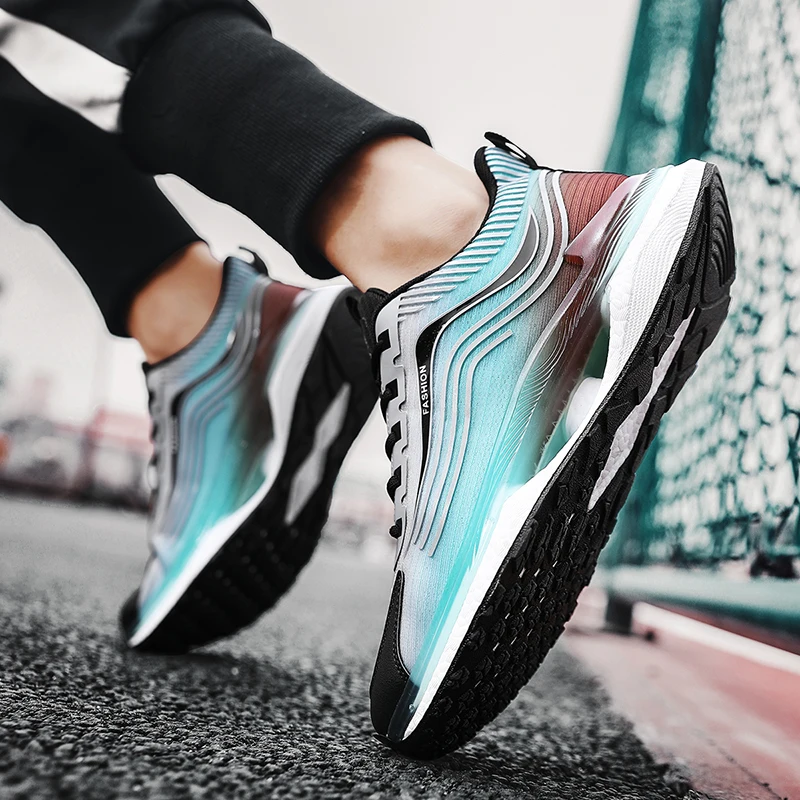 39-44# Breathable Men's Casual Sneakers Comfortable Adult Teenagers Outdoor Running Shoes Walking Shoes School Sports Shoes