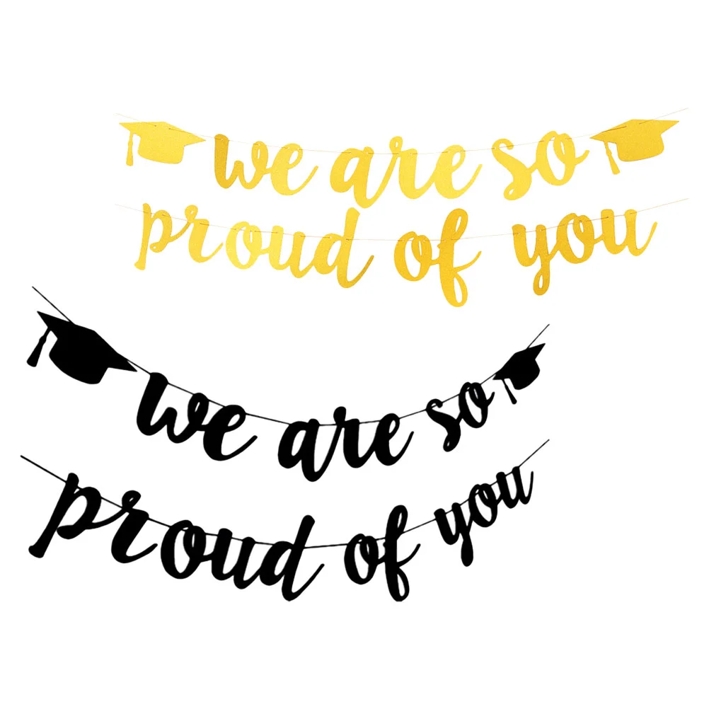 

Graduation Flag Festival Decor Supplies Banners Decorations Hanging Wall Congratulations Party 2023 Letter