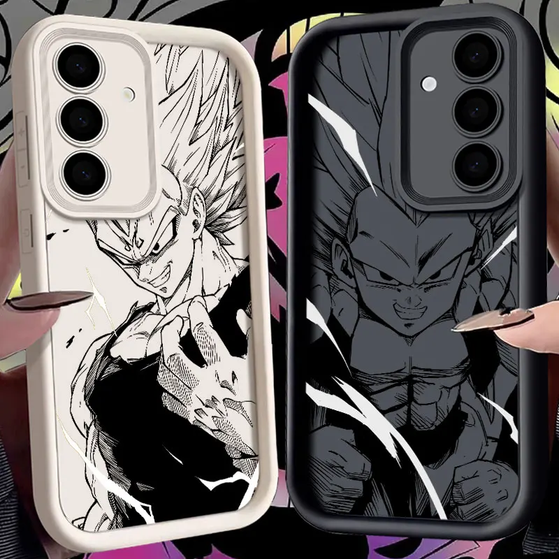 D-Dragon-Balls Anime Vegetas Gokus S24FE Чехол для телефона Samsung Galaxy S24 S23 S21 S20 Fe S25 Ultra S22 Plus 5G