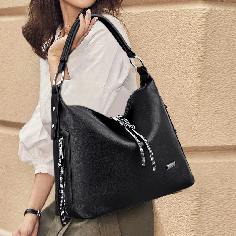 

MR·JULIET New Retro Simple One-shoulder Messenger Bag All-match Fashion Large-capacity Handbag