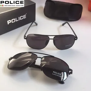 POLICE Polarized Sunglasses For Men Women Driving Mirror Sun Glasses Mens Metal Frame Goggles UV400  in Pakistan