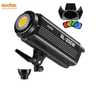 Godox SL-200W 200Ws 5600K студия светодиодный непрерывное освещение для фото-и светильник лампа wпульт дистанционного управления