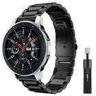 Металлический ремешок для Samsung Galaxy watch 34 Active 2 Huawei watch, аксессуары из нержавеющей стали для смарт-часов Amazfit GTR, 22 мм 20 мм
