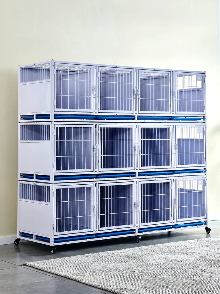 Pet Shop Foster Клетка для разведения Изоляционный дисплей кошек и собак Общая больница