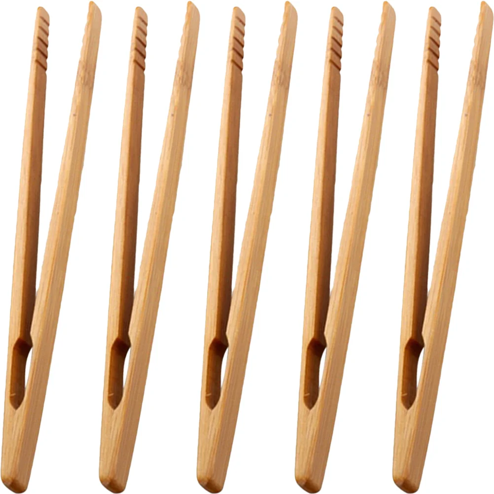 

5 Pcs Wooden Tweezers Fine Motor Toys Toddler Bead Skills Training Tool Educational Children Mini Tools