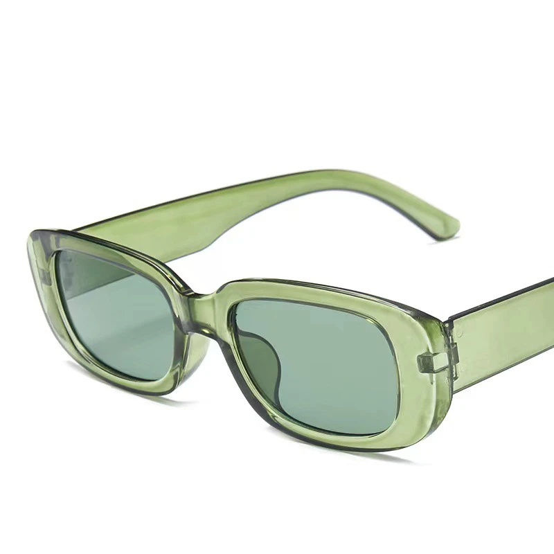 

Солнечные очки в прямоугольной оправе женские, модные роскошные винтажные солнцезащитные аксессуары в маленькой квадратной и прямоугольн...
