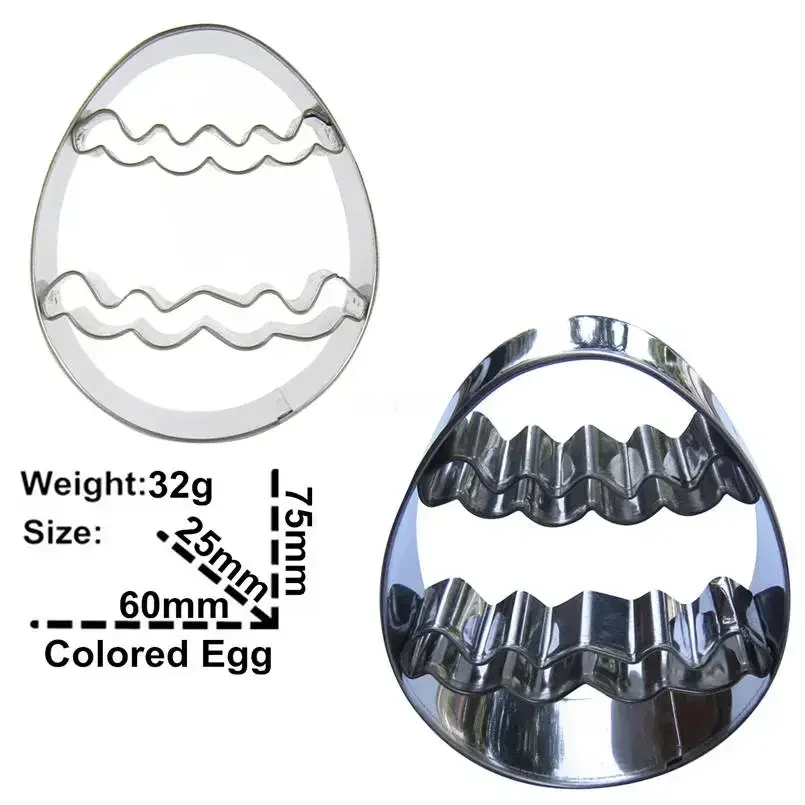 

Формочки для печенья в форме яиц из нержавеющей стали