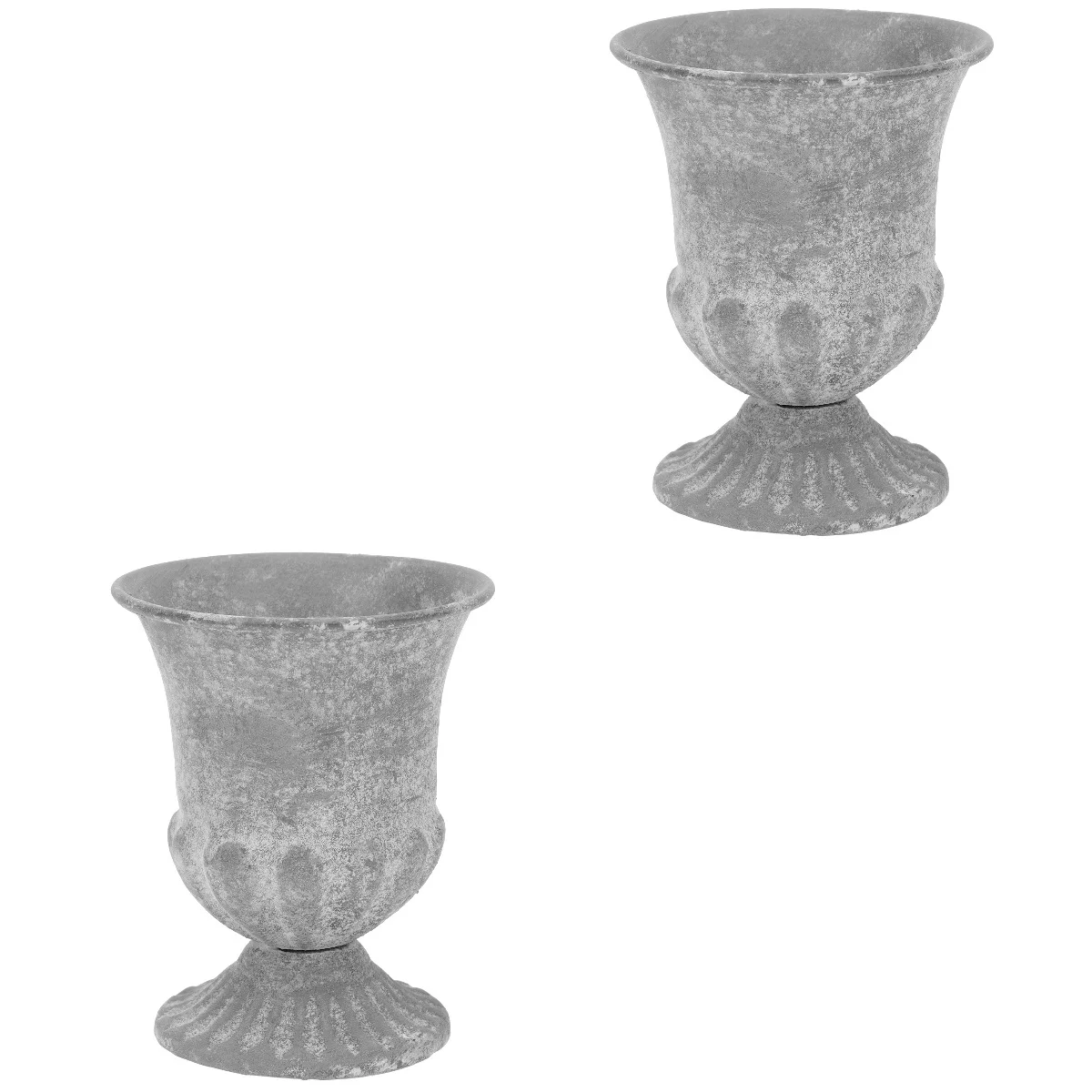 

Flower Vase Planter Pot Metal Urn Decorative Vintage Vases Wedding Decor Pots Centerpiece Trumpet Iron Holder European Rustic