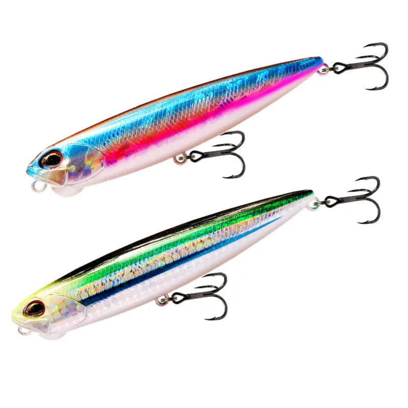 

NEW PENCIL 100mm Topwater Lure 15g Swim Crankbait Whopper Artificial Bait Trolling Bass Pike Lure Walk 3D Eye