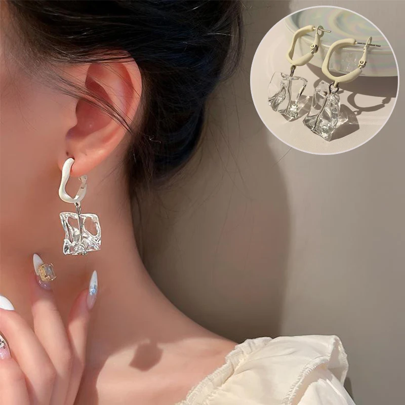 

Fashion Irregular Earrings Acrylic Party Gifts Jewelry Temperament Stud Earrings