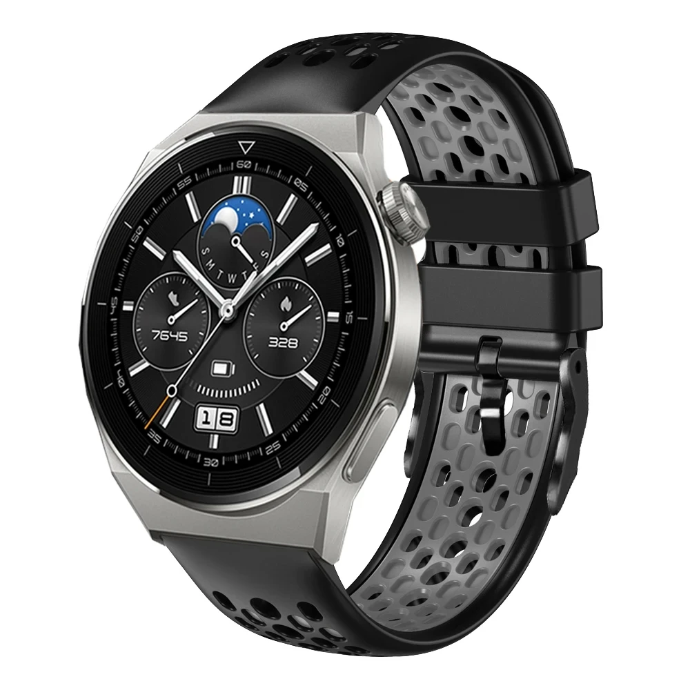 Силиконовый Ремешок Для Часов Huami Amazfit Balance Cheetah Pro Round Bip 5 GTR4 Спортивные Браслеты 22