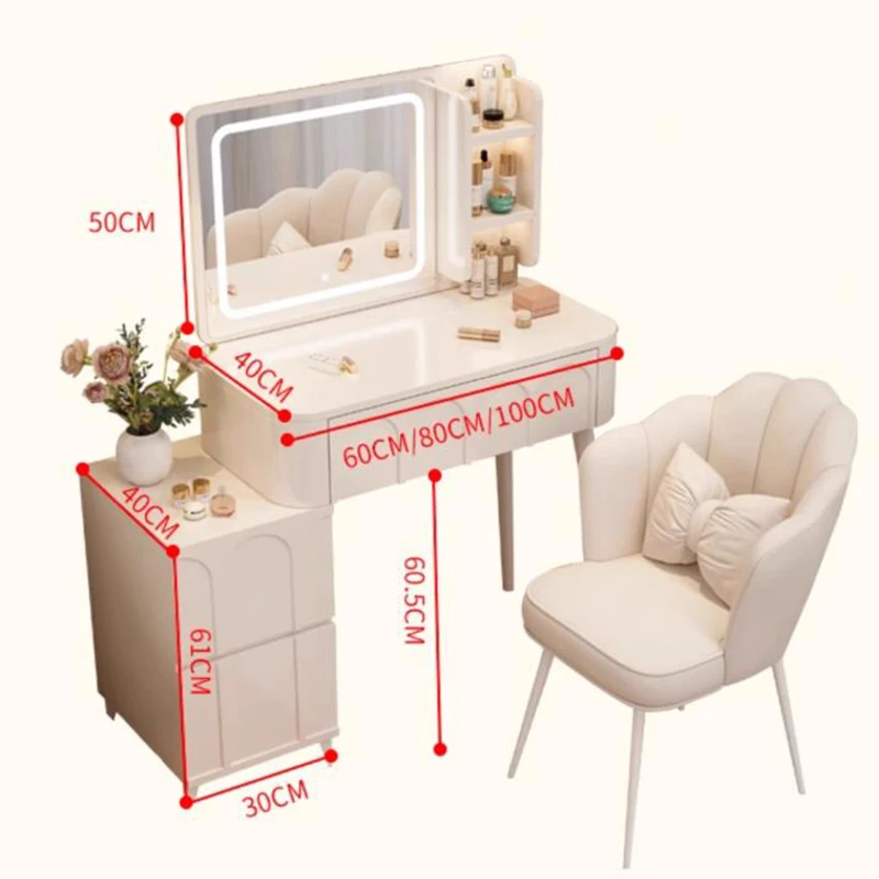 Шкаф для хранения шкафы столы туалетного столика макияж роскошные ночные стойки