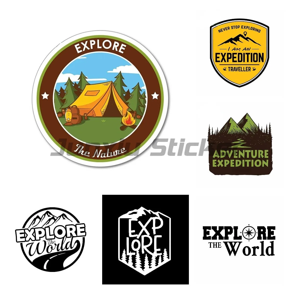 

Expedition Travel Car Sticker Never Stop Exploring Decal Window Wall Decoration Decal