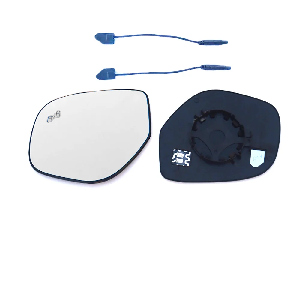 

1 пара боковых зеркал заднего вида, голубые стеклянные линзы с слепой зоной, фото для Mitsubishi Outlander 2016-2020, антибликовые BSA BSD