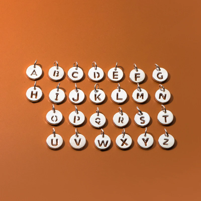 Очаровательный круглый бренд из стерлингового серебра 925 пробы 26 подвесок с