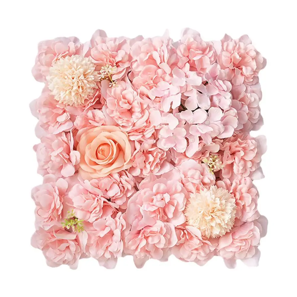 Simulated Flower Wall Backdrop Artificial Faux Floral Wall Panels For Wedding Birthday Home Party Wall Decoration Backgroun V6C6
