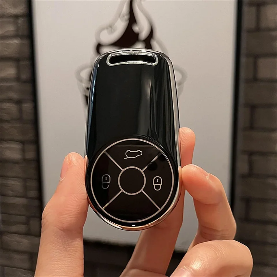 

Чехол для автомобильного ключа, сумка для GWM HAVAL H6 M6 ORA Good Cat White Cat IQ, автомобильный Стайлинг, держатель, защита брелка