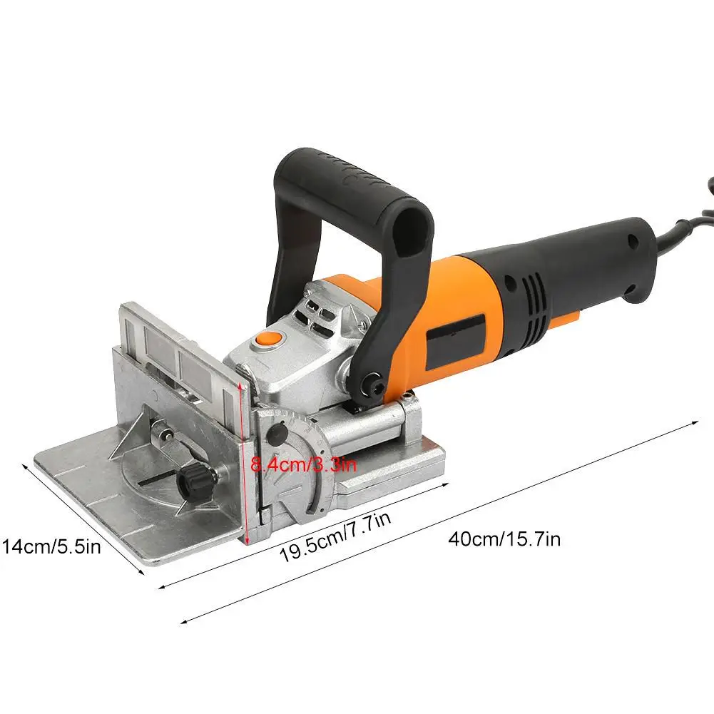 220V 760W Electric Wood Biscuit Joiner Woodworking Tenoning Machine Groover Power Tool EU Plug enlarge