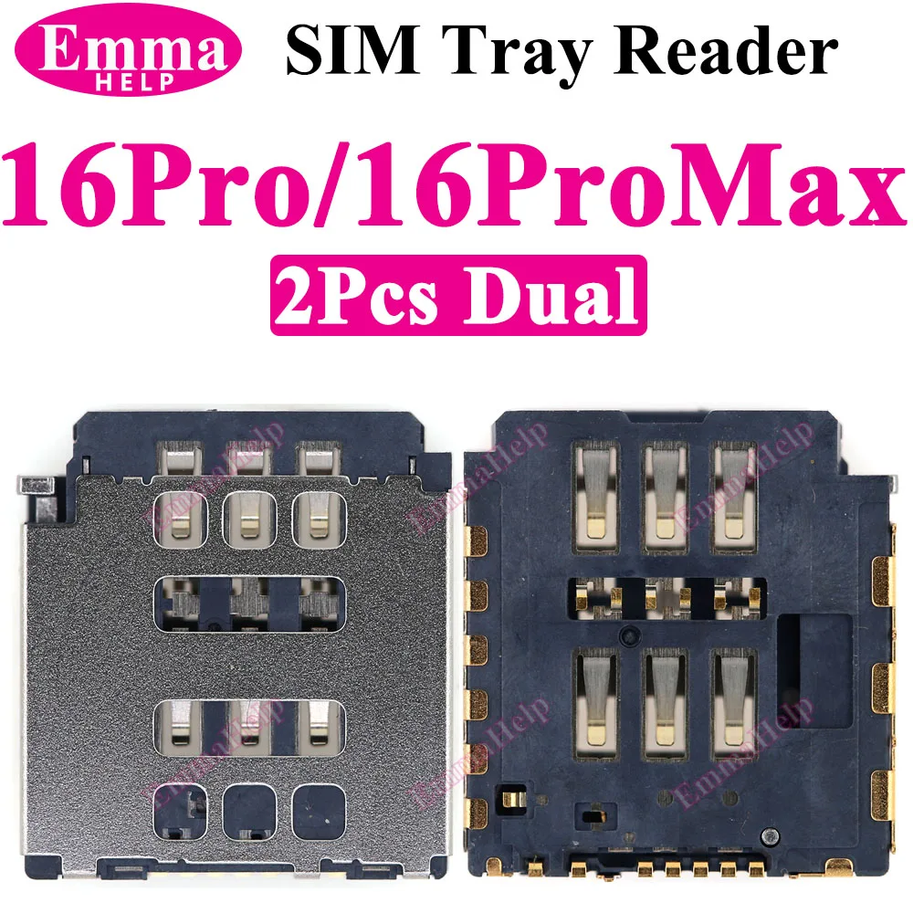 Фото Кабель-адаптер для считывателя SIM-карт (2 шт.) для iPhone 16, 15 Plus, 14 Pro Max, 12, 13, 11, XR, внутренний слот для SIM-карты №4