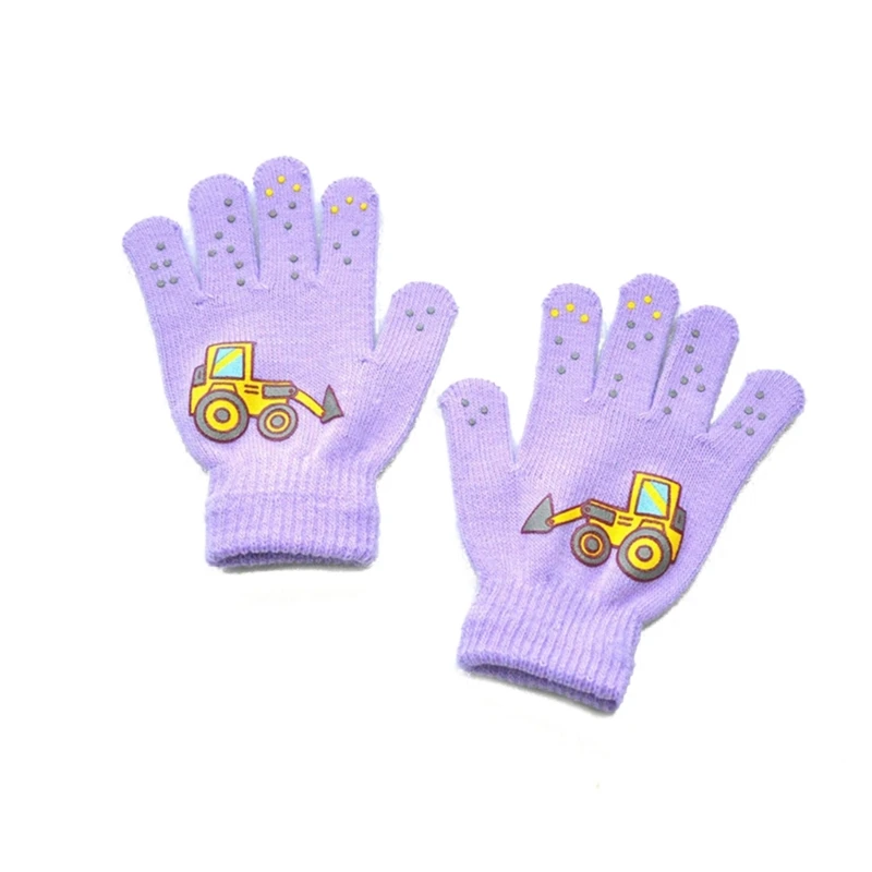 

High Ealstic Children Knitted Glove Candy Color Cute Gloves Winter Warm Gloves