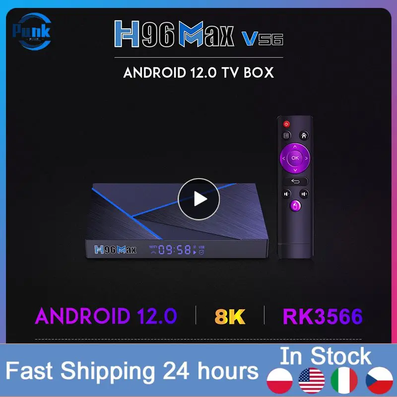 

Android 12 Tvbox Media Player Set Safe Rockchip Rk3566 H96 Max V56 Wifi 2.4g 5g H96max Smart Tv Box Rockchip Top Box 2023 New