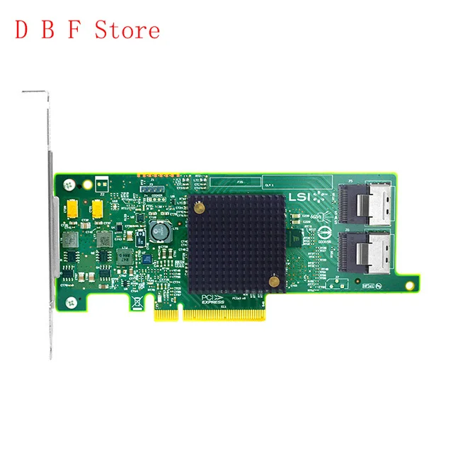 

Адаптер главной шины LSI SAS 9207-8i, LSI00301 SAS HBA H5-25412-00 6 Гб/с SAS + SATA