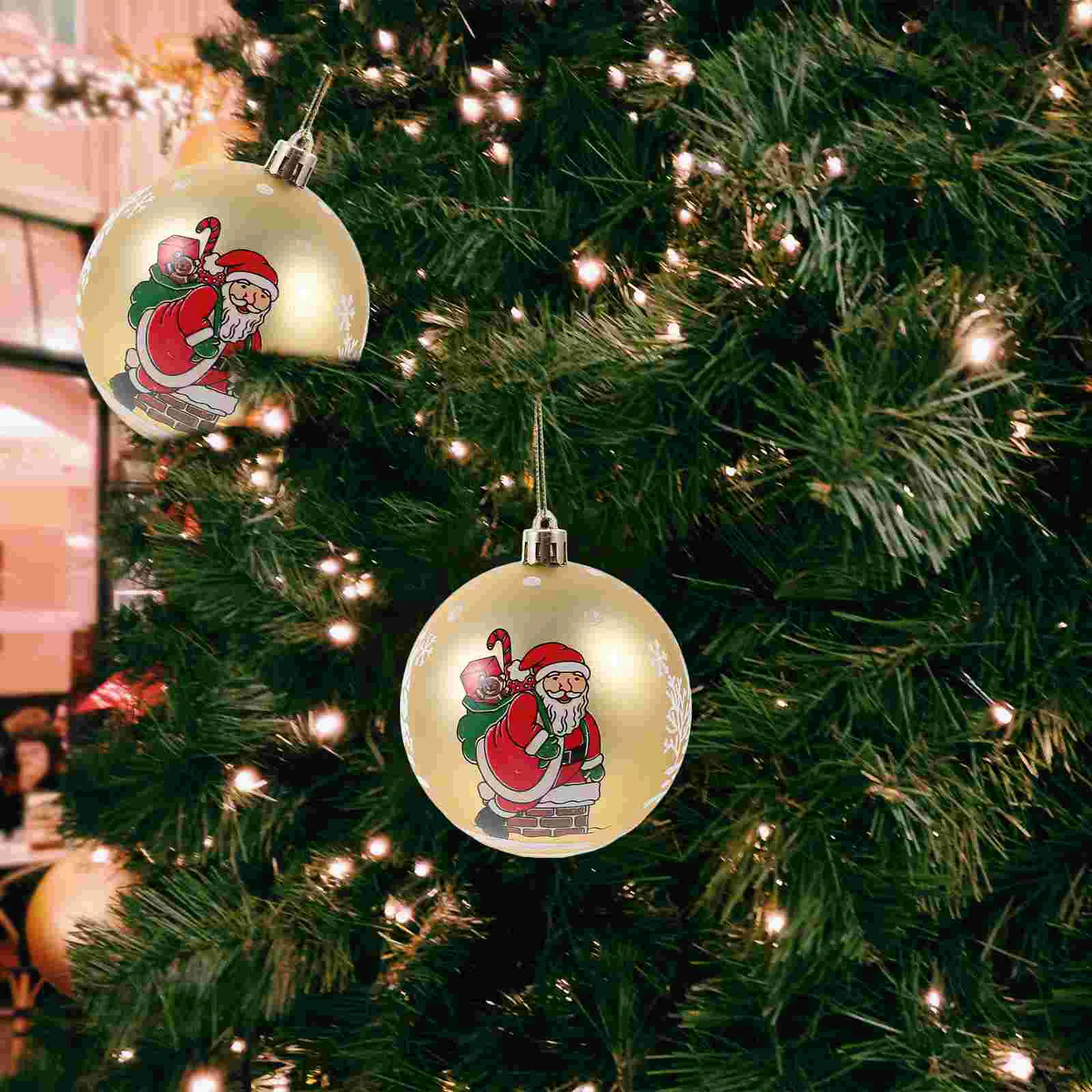 

Christmas Tree Ornament Decoration Ball Ornaments Xmas Balls Accessories Hanging Colored