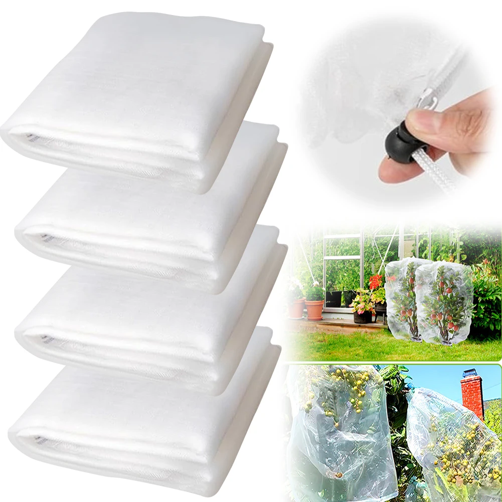 Садовая Сетка Для Овощей Фруктов Помидоров Цветов - Искусственная С Шнурком