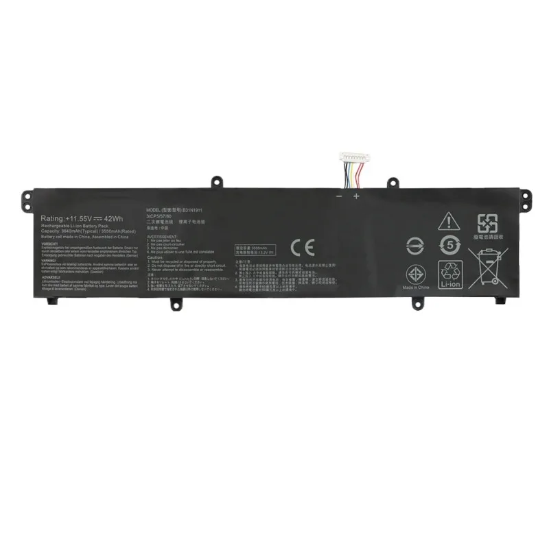 Фото B31N1911 C31N1911 Аккумулятор для ноутбука ASUS VivoBook Flip 14 TM420IA M413 M413DA TM420IA F413 X413 K413 Ноутбук X X421DA X413FF №4
