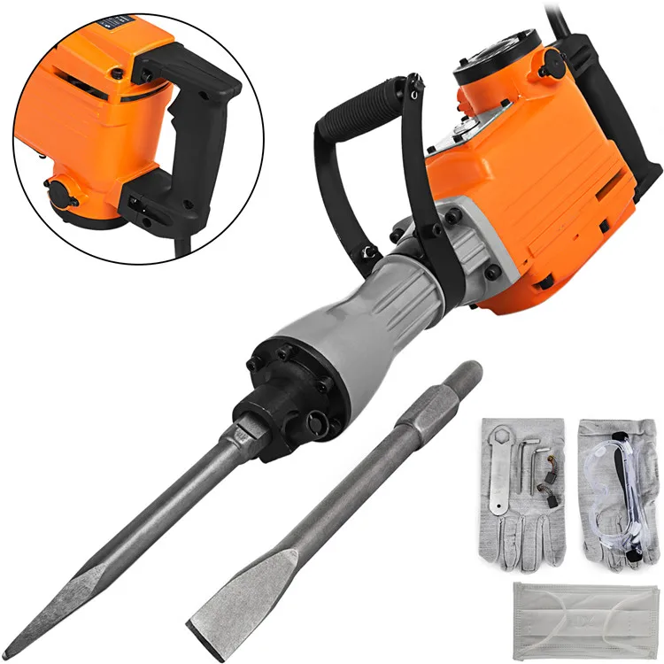 

Heavy Duty 2 Chisels Electric Jack Hammer Drill
