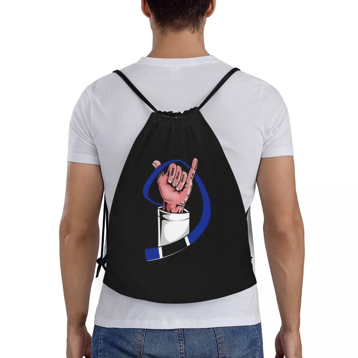 Крутой синий ремень BJJ подарок бразильский джиу джитсу мартиа Сумки на шнурке для