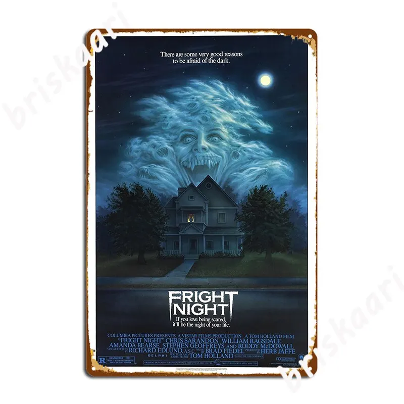 

Fright Ночная металлическая вывеска персонализированный Декор стены клуба Бар Настенные жестяной знак паба постеры