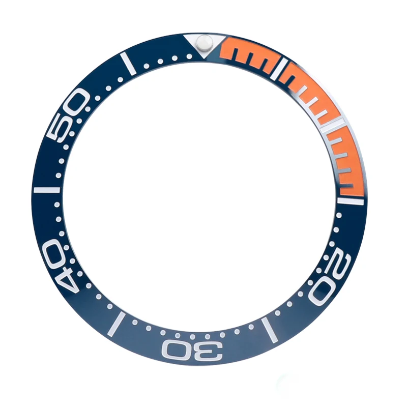 Scale CircleFor OMEGA SEAMASTER 300 Watchband With 38x30.7mm 40x31.6mm 42x34.4mm Watch Ring Ceramic